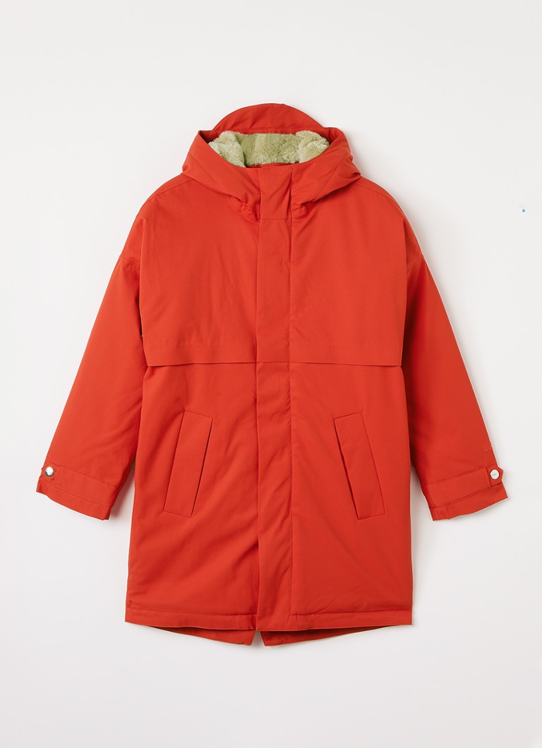 Gosoaky Jongens Desert Fox gewatteerde parka met waterafstotende coating in de kleur Rood, maat: 134/140