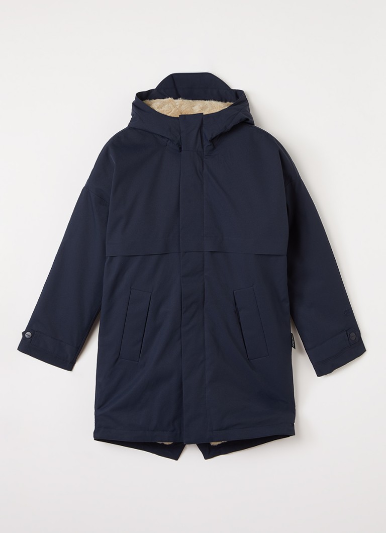 Gosoaky Jongens Desert Fox gewatteerde parka met waterafstotende coating in de kleur Donkerblauw, maat: 134/140