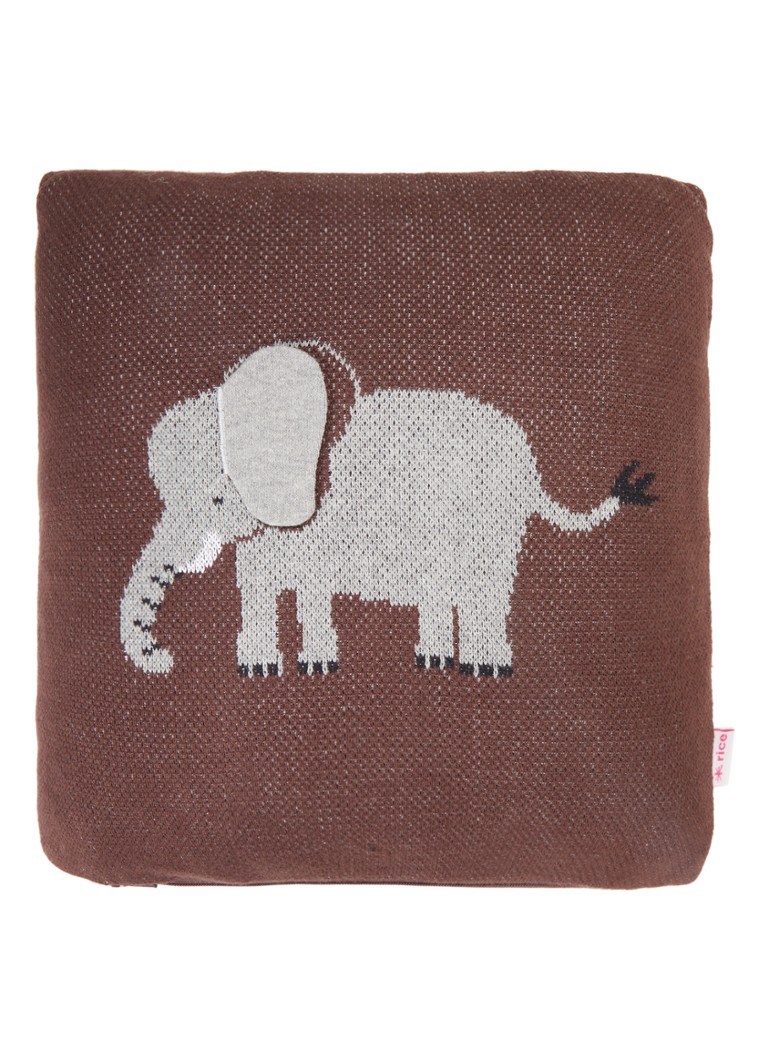 Rice Sierkussen 30 x 30 cm Donkerbruin - Deal