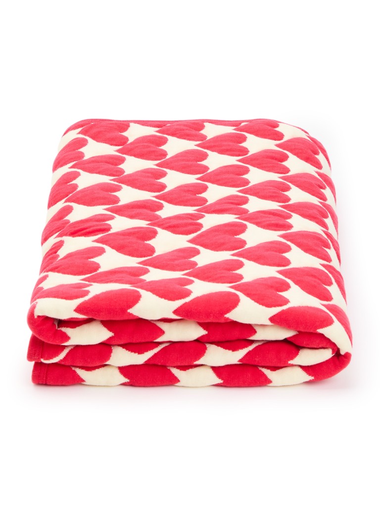 Rice Cloud plaid 90 x 75 cm Paars - Deal
