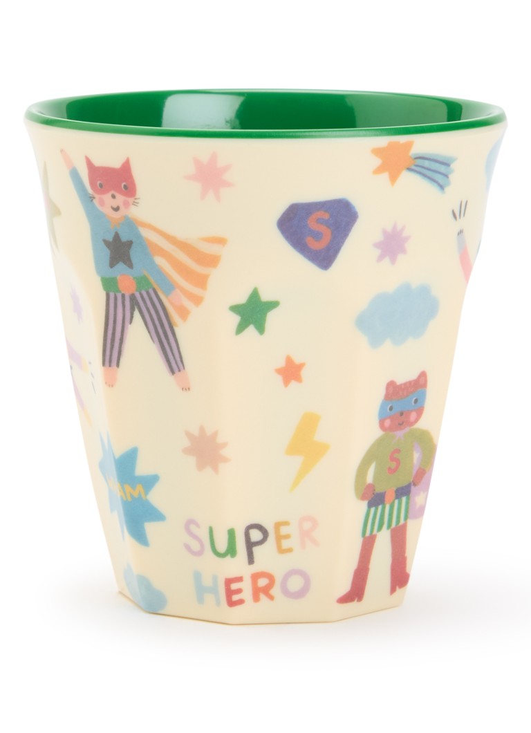 Rice Meisjes Kinderbeker 9 cm in de kleur Groen, maat: 250ml