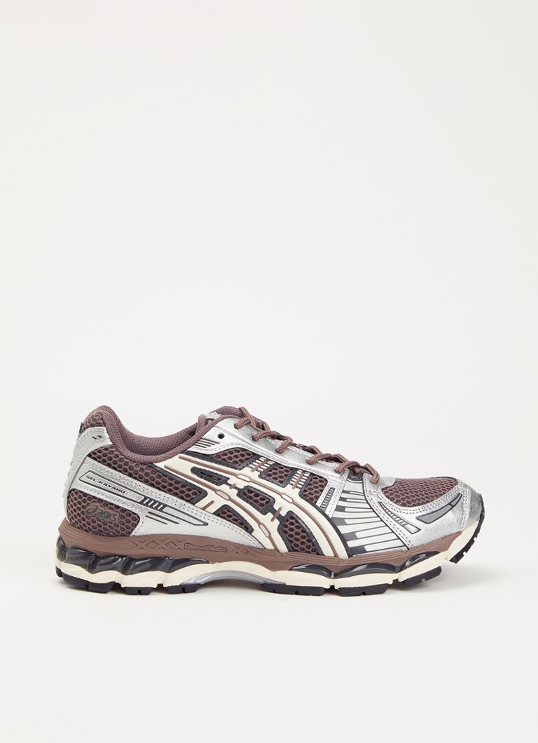 ASICS Dames Gel-Kayano 12.1 sneaker met mesh details in de kleur Bruin, maat: 40