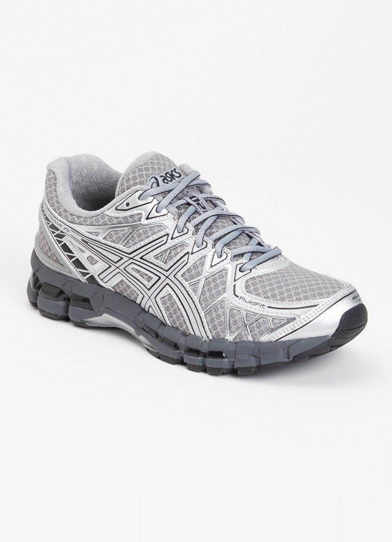 ASICS Dames Gel-Kayano 20 sneaker met mesh details in de kleur Grijs, maat: 37