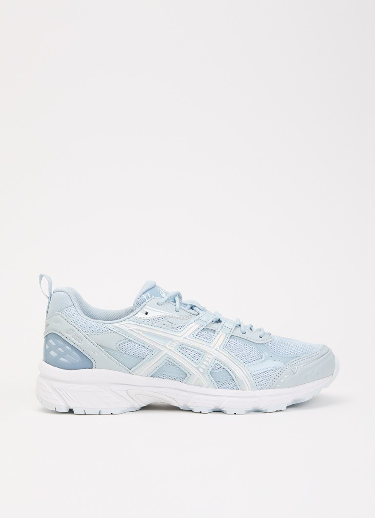 ASICS Dames Gel-Nunobiki sneaker van mesh met metallic details in de kleur Lichtblauw, maat: 38