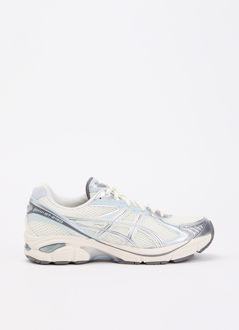 ASICS Dames GT-2160 sneaker van mesh met metallic details in de kleur Zilver, maat: 36