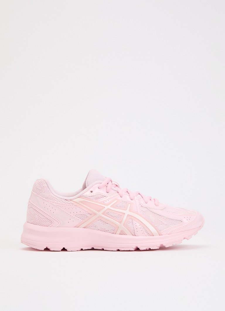 ASICS Dames Jog 100S sneaker van mesh met logo in de kleur Lichtroze, maat: 40