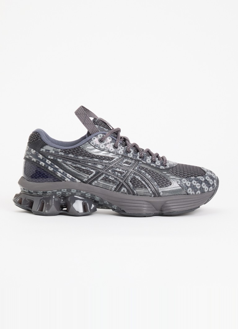 ASICS Dames US7-S Gel-Kinetic Fluent sneaker met logo in de kleur Donkergrijs, maat: 40