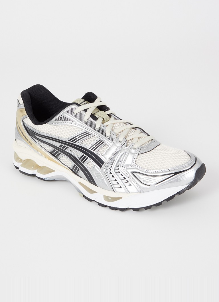 ASICS Heren Gel-Kayano 14 sneaker met mesh details in de kleur Zilver, maat: 44