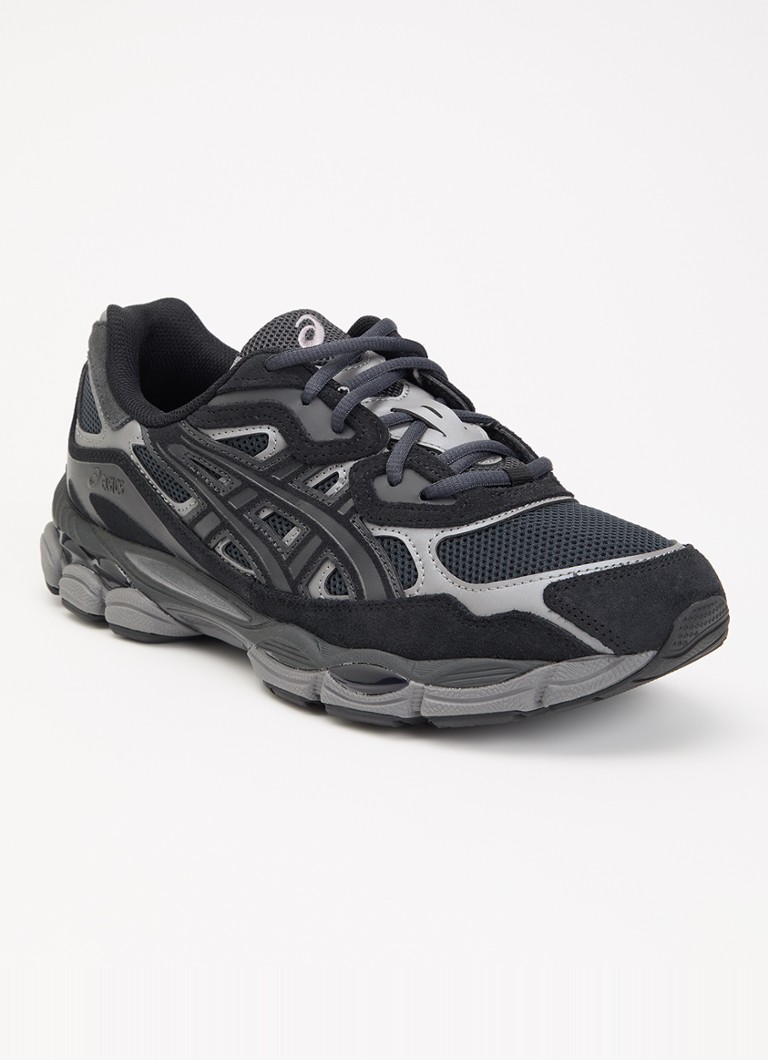 ASICS Heren Gel-Nyc sneaker met details van suède in de kleur Antraciet, maat: 44