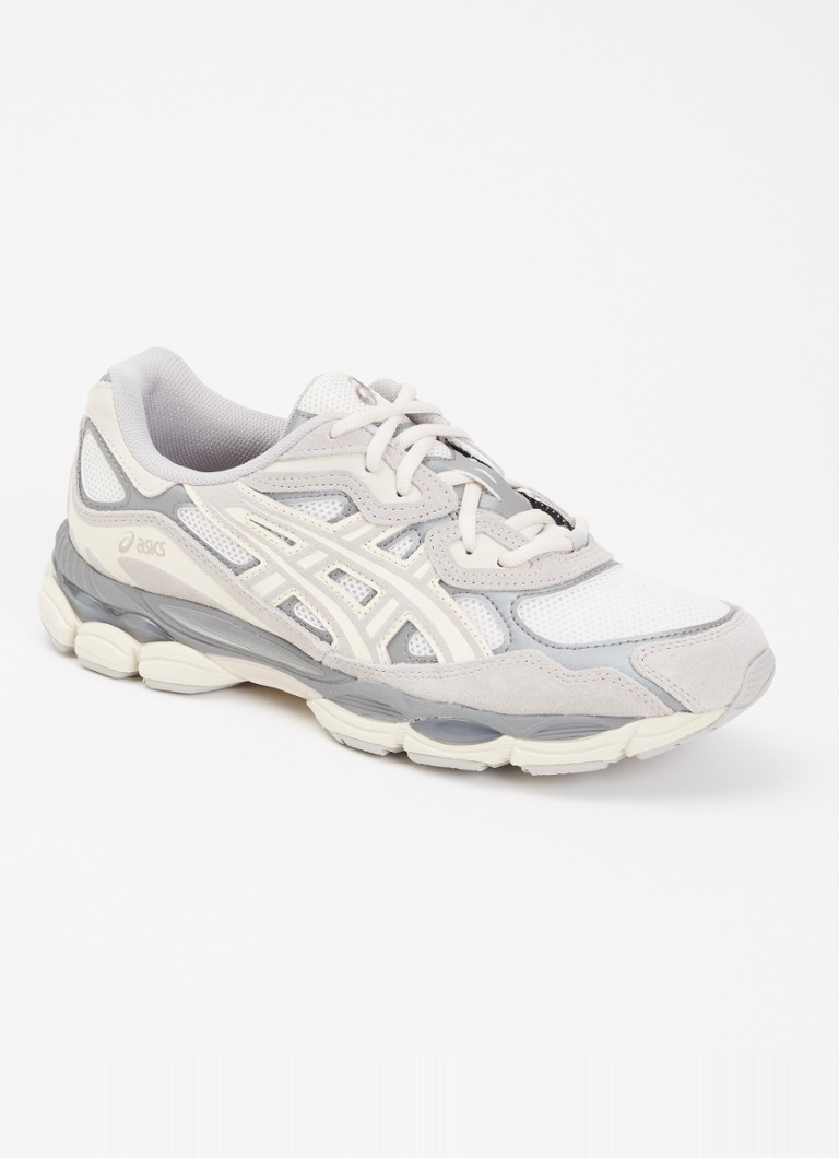 ASICS Heren Gel-Nyc sneaker met suède details in de kleur Grijs, maat: 46