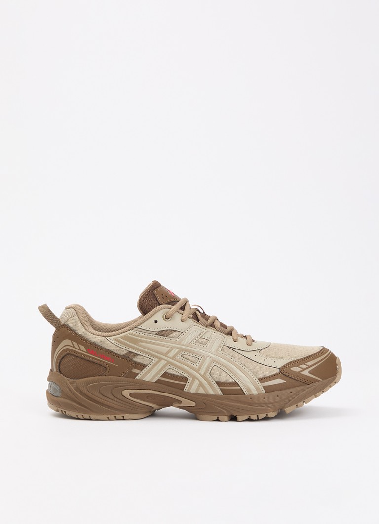 ASICS Heren Gel-Ventx sneaker met mesh details in de kleur Bruin, maat: 42,5