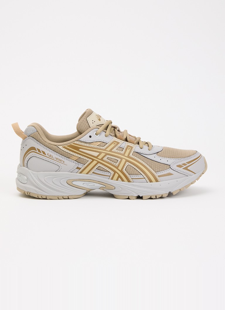 ASICS Heren Gel-Ventx sneaker met logo in de kleur Beige, maat: 44