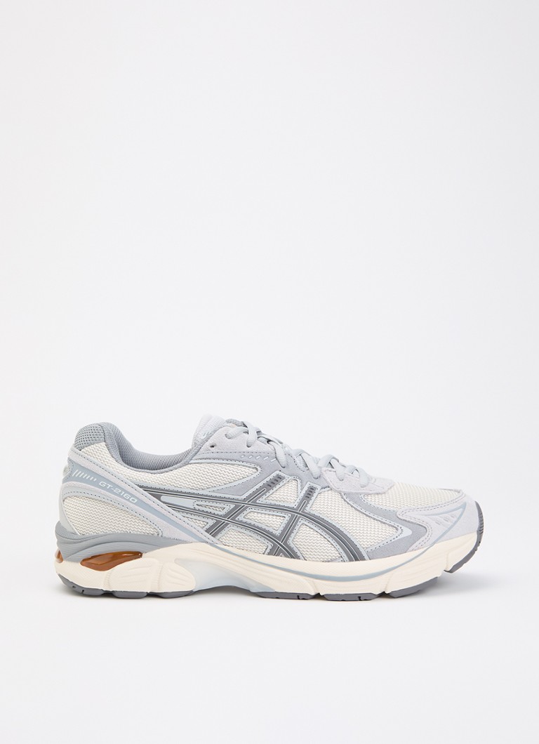 ASICS Heren GT-2160 sneaker met suède details in de kleur Gebroken wit, maat: 44