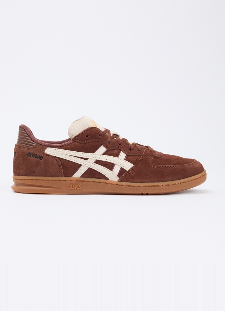 ASICS Heren Skyhand OG sneaker van suède in de kleur Bruin, maat: 42