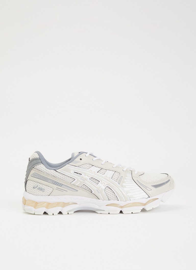 ASICS Heren Gel-Kayano 12.1 sneaker met mesh details in de kleur Lichtgrijs, maat: 42