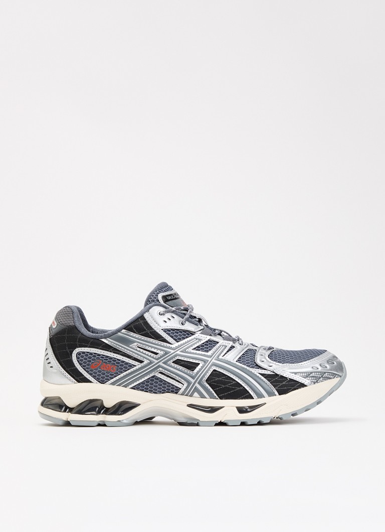 ASICS Heren Gel-Nimbus 10.1 sneaker met mesh details in de kleur Donkergrijs, maat: 46