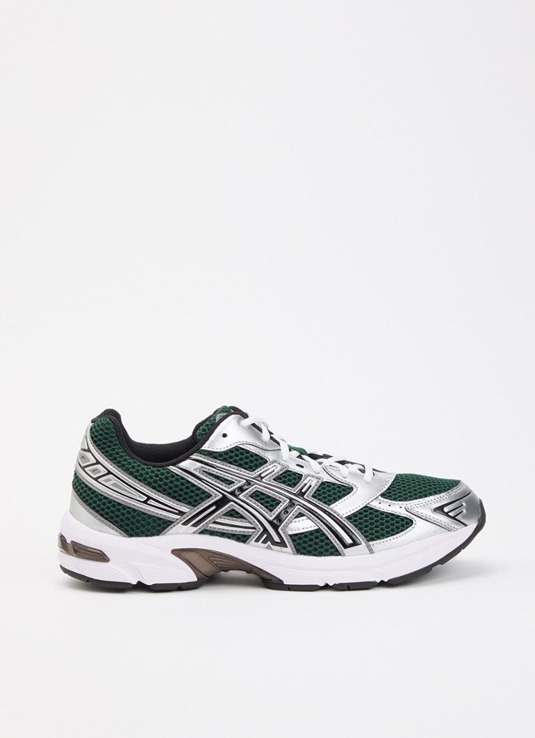 ASICS Heren Gel-1130 sneaker met mesh details in de kleur Groen, maat: 46