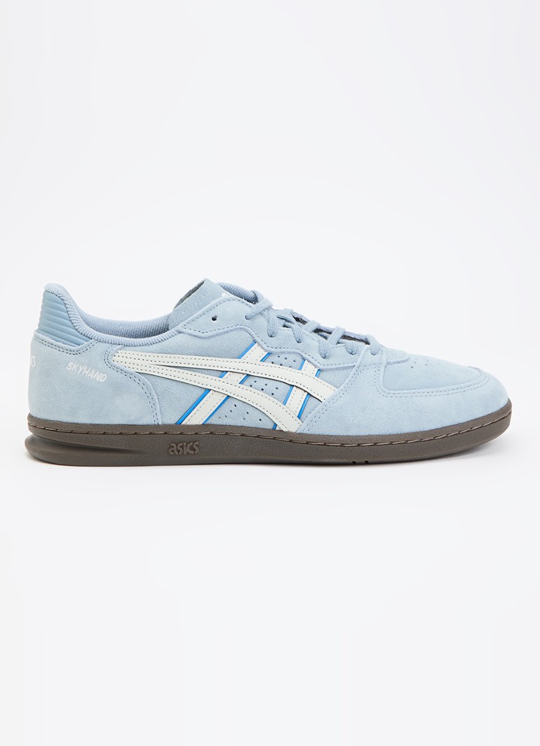 ASICS Heren Skyhand OG sneaker van suède in de kleur Lichtblauw, maat: 43.5