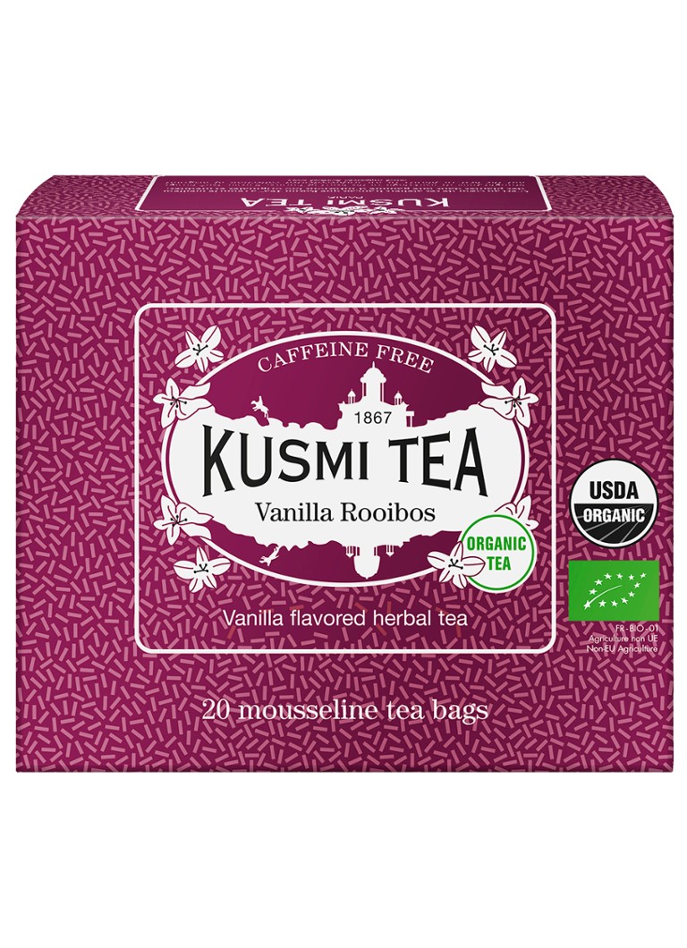 Kusmi Tea Vanilla Rooibos theezakjes 20 stuks Beige - Deal