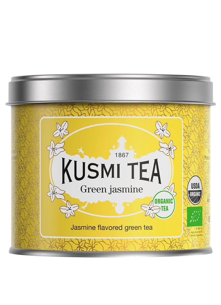 Kusmi Tea Jasmin Green Tea losse thee 90 gram Geel - Deal
