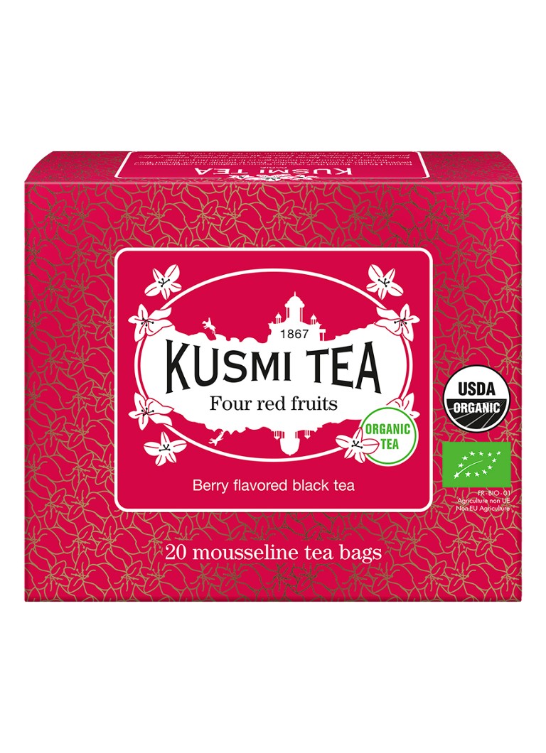 Kusmi Tea Four Red Rruits theezakjes 20 stuks Beige - Deal