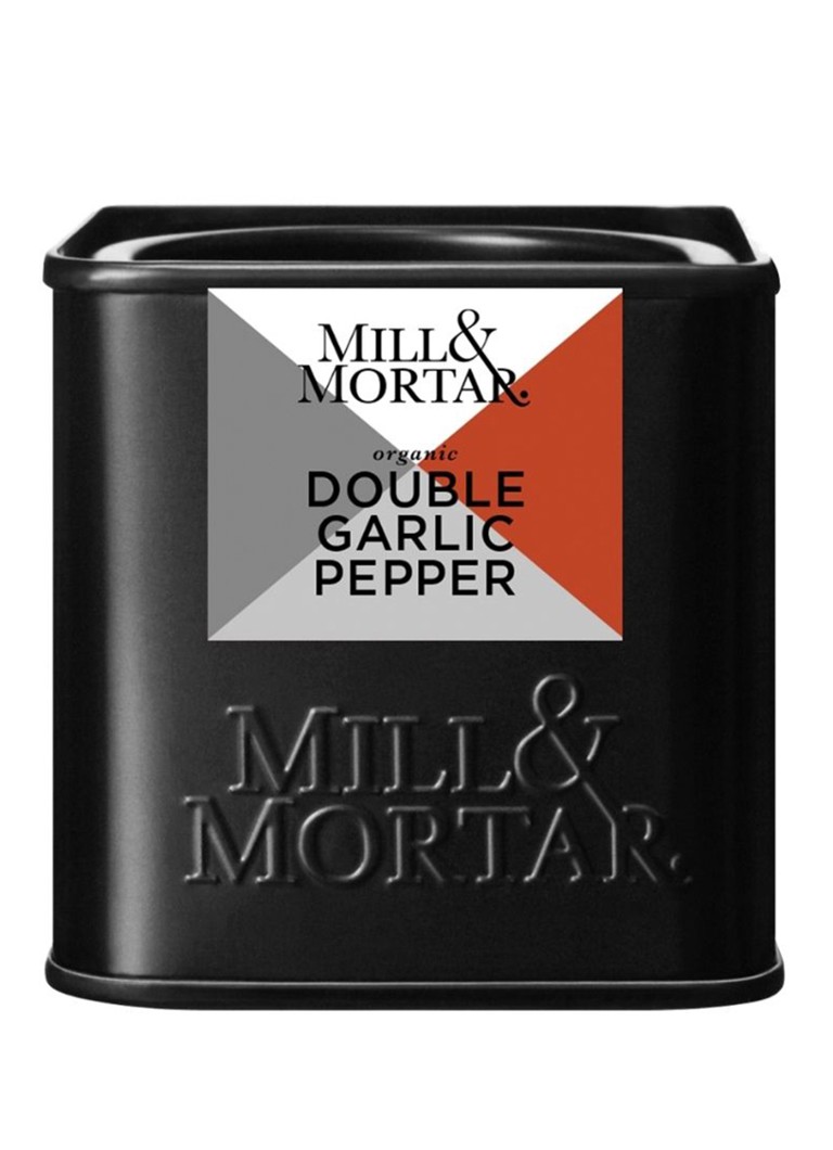 Mill & Mortar Double Garlic Pepper kruidenmix 50 gram Beige - Deal