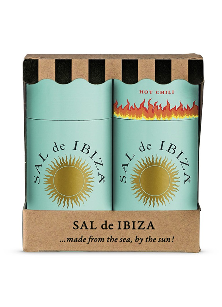 Sal de Ibiza Duo Beach Pure & Chili zeezout 200 gram - Deal