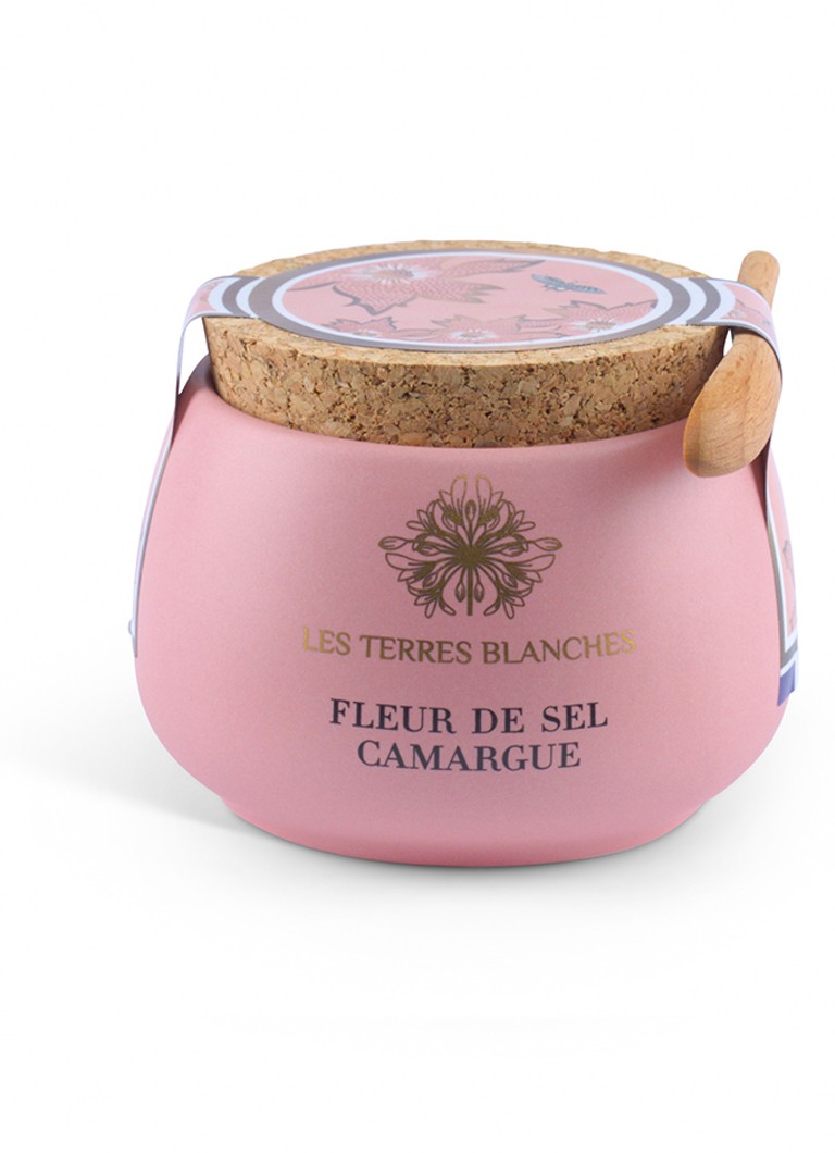 Les Terres Blanches Fleur de Sel Camargue zeezoutvlokken met lepel 100 gram - Deal