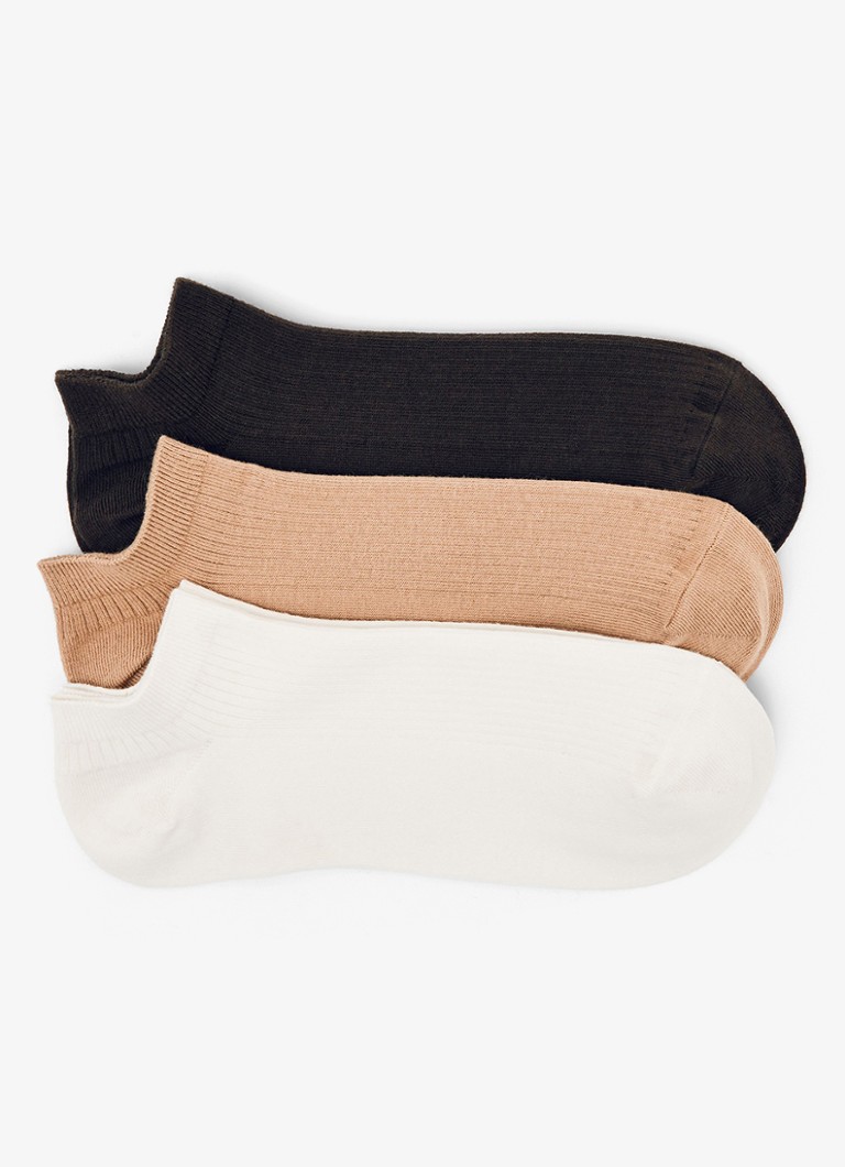 Reiss Dames Callie sneakersokken in 3-pack in de kleur Multicolor