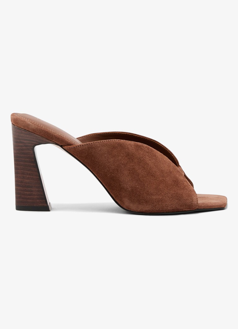 Reiss Dames Tiffany muiltje van suède in de kleur Bruin
