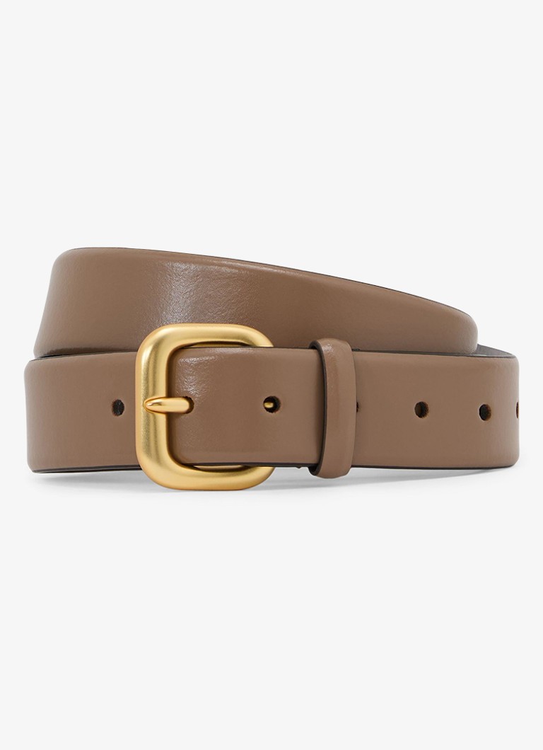 Reiss Dames Arden riem van leer in de kleur Bruin