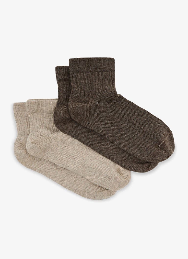 Reiss Dames Becci sokken in 2-pack in de kleur Taupe