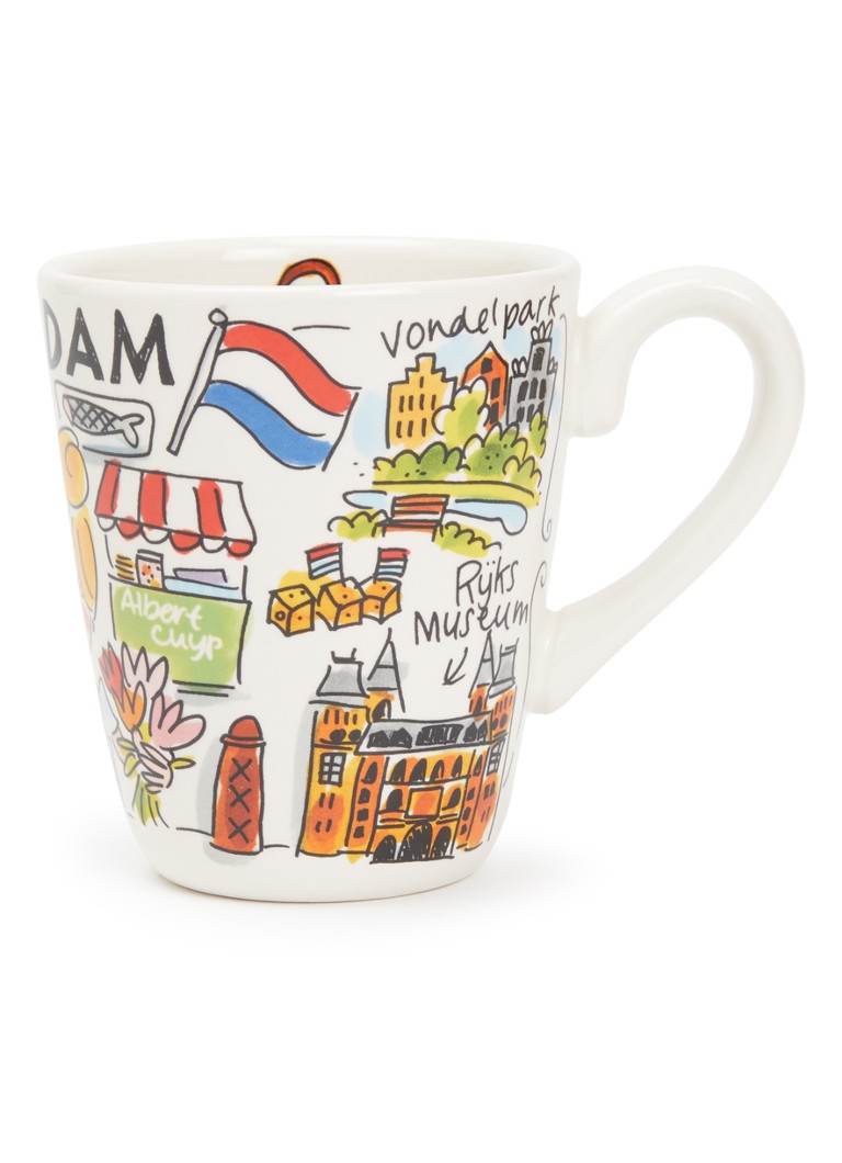 Blond Amsterdam City Icon Amsterdam mok 35 cl Gebroken wit - Deal