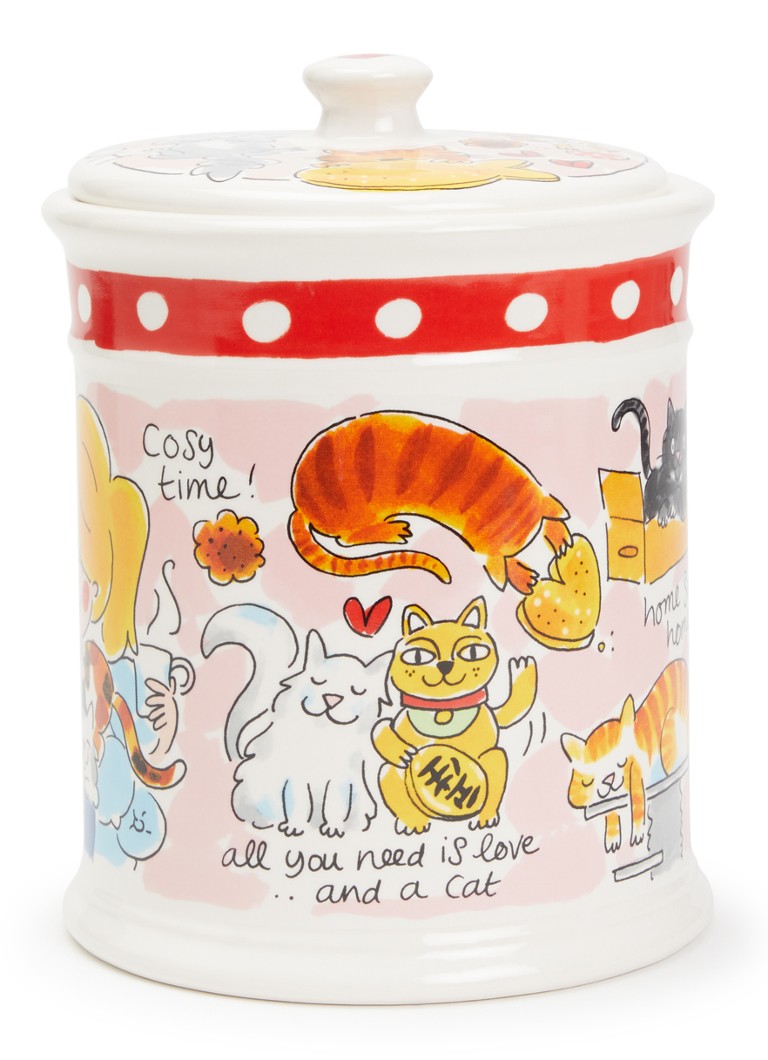 Blond Amsterdam Home Is Where The Cat Is voorraadpot 22 cm Roze - Deal