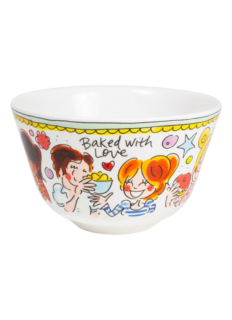 Blond Amsterdam Even Bijkletsen kom 14 cm Multicolor - Deal