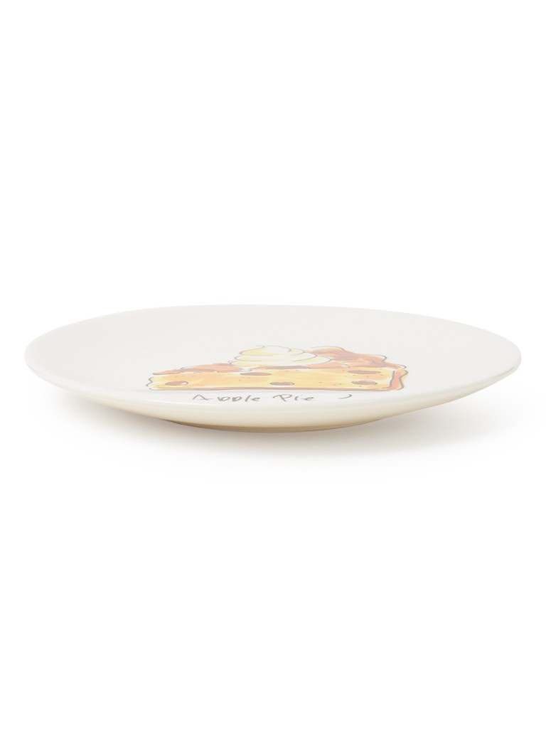 Blond Amsterdam Apple Pie gebaksbordje 18 cm Wit - Deal