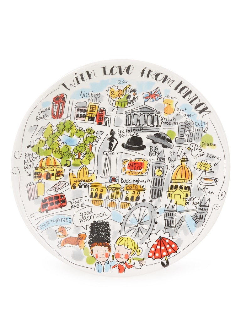 Blond Amsterdam City London ontbijtbord 22 cm Gebroken wit - Deal
