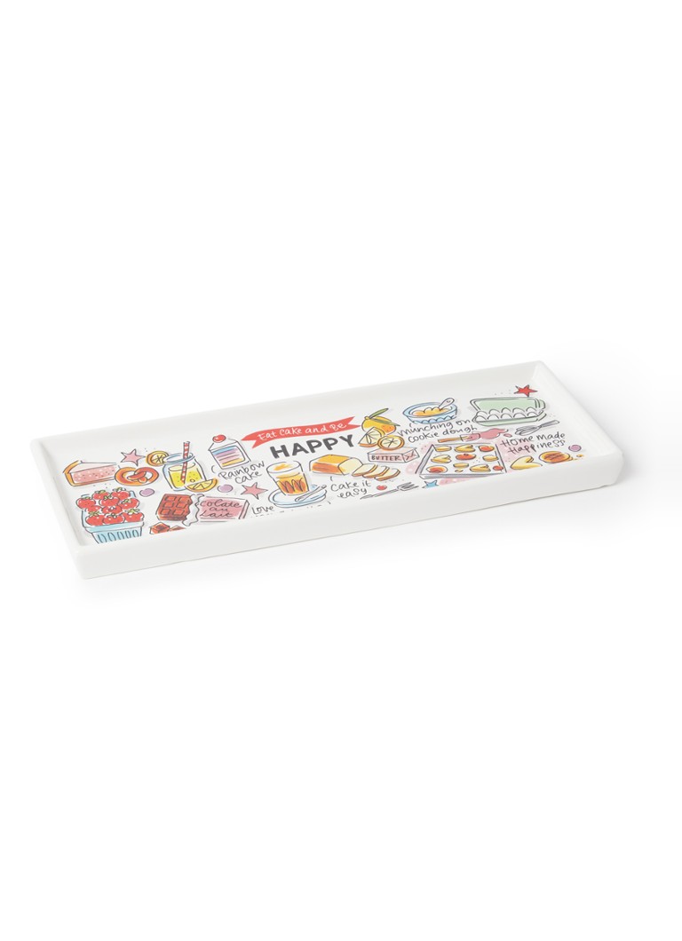 Blond Amsterdam Happy cakeschaal 33 cm Multicolor - Deal