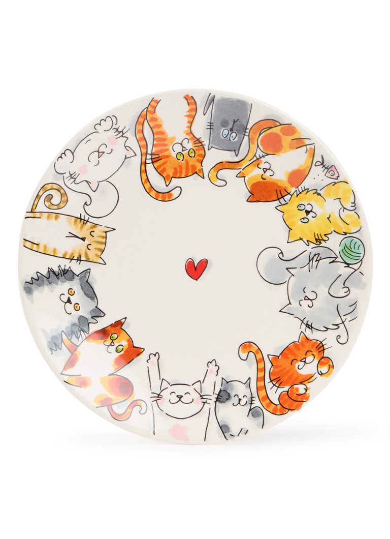 Blond Amsterdam Cat ontbijtbord 22 cm Multicolor - Deal