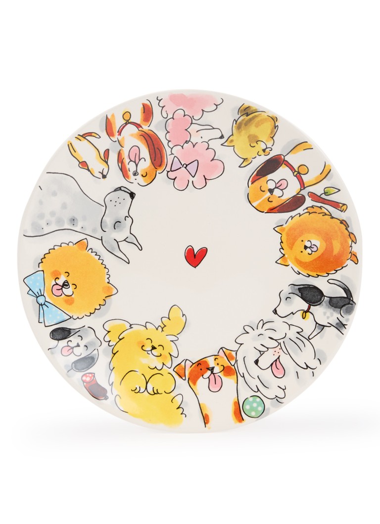 Blond Amsterdam Dog ontbijtbord 22 cm Multicolor - Deal