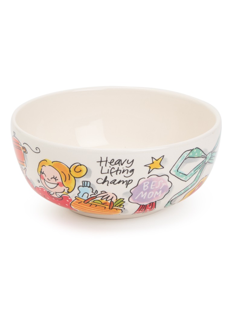 Blond Amsterdam Moederdag met strik kom 15 cm Multicolor - Deal