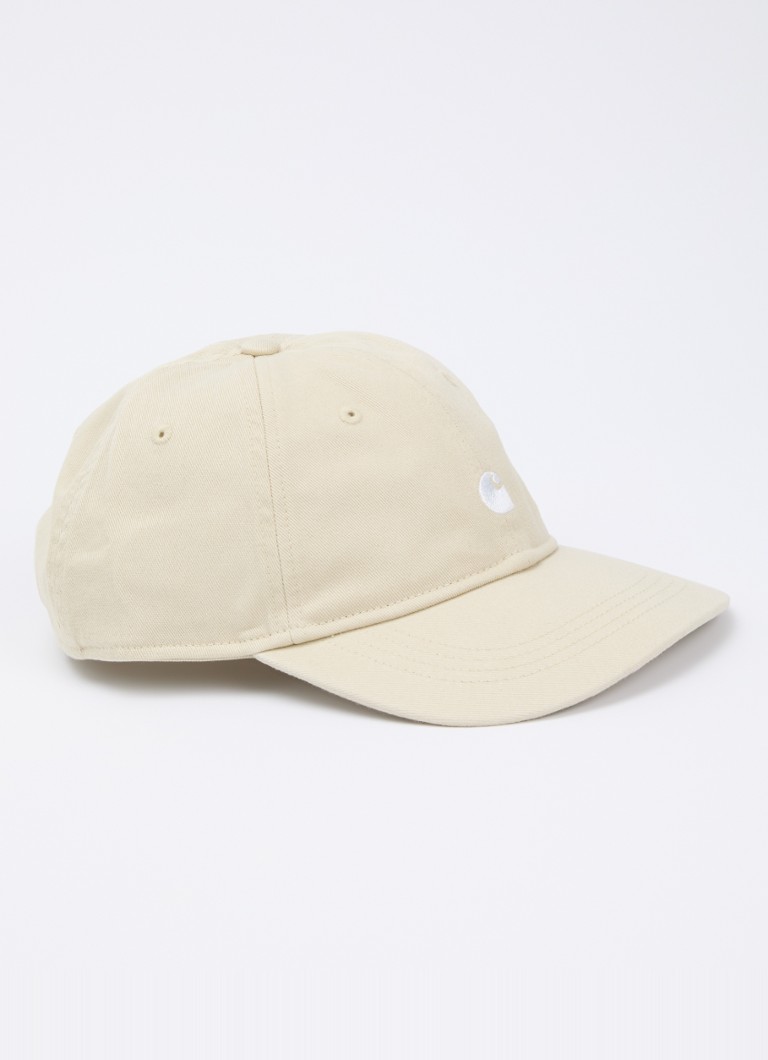 Carhartt WIP Dames Madison pet met logoborduring in de kleur Beige, maat: ONE SIZE