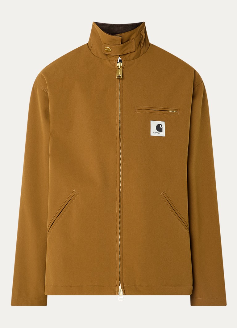 Carhartt WIP Dames Clark barn jack met borst- en paspelzakken in de kleur Cognac, maat: M