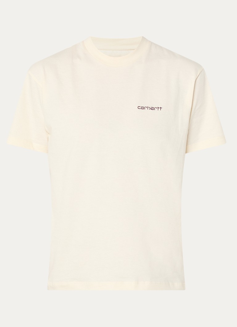Carhartt WIP Dames T-shirt met logo in de kleur Lichtgeel, maat: L