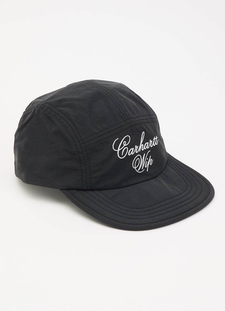 Carhartt WIP Dames Travon pet met logoborduring in de kleur Zwart, maat: ONE SIZE