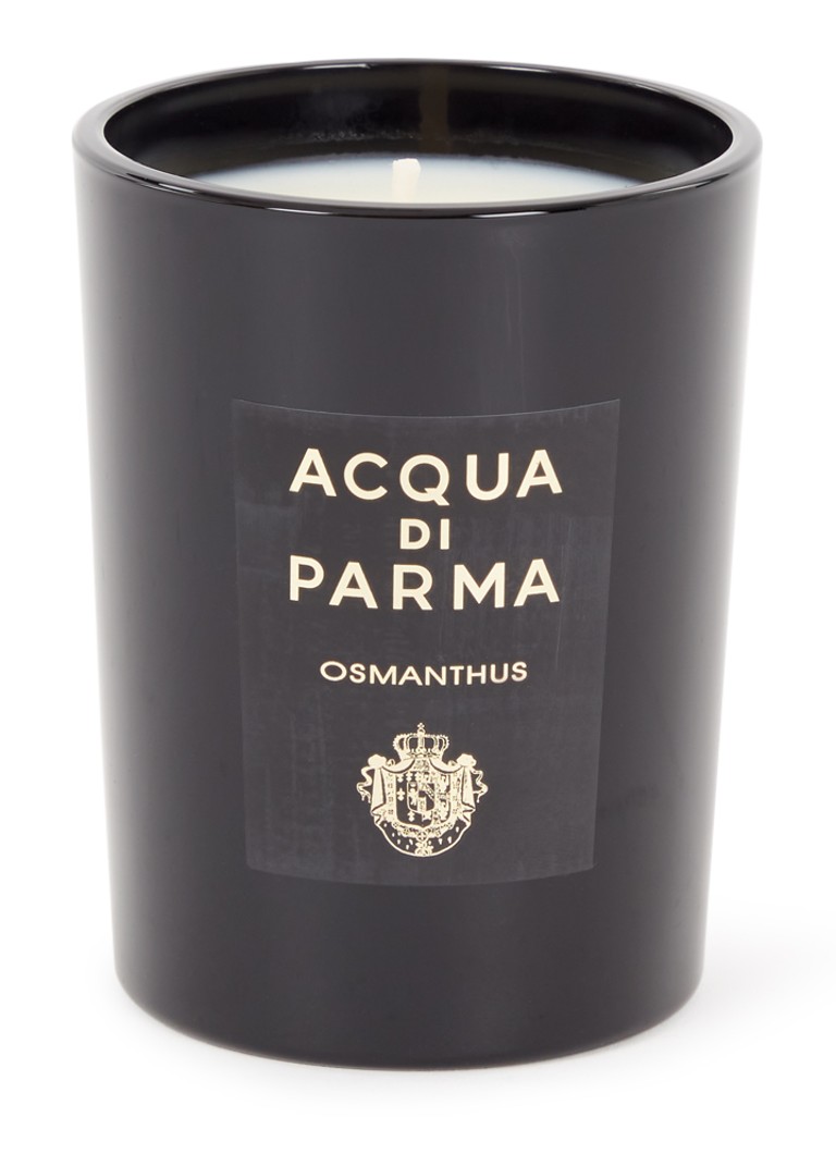 Acqua di Parma Signatures Osmanthus geurkaars 200 gram Zwart - Deal