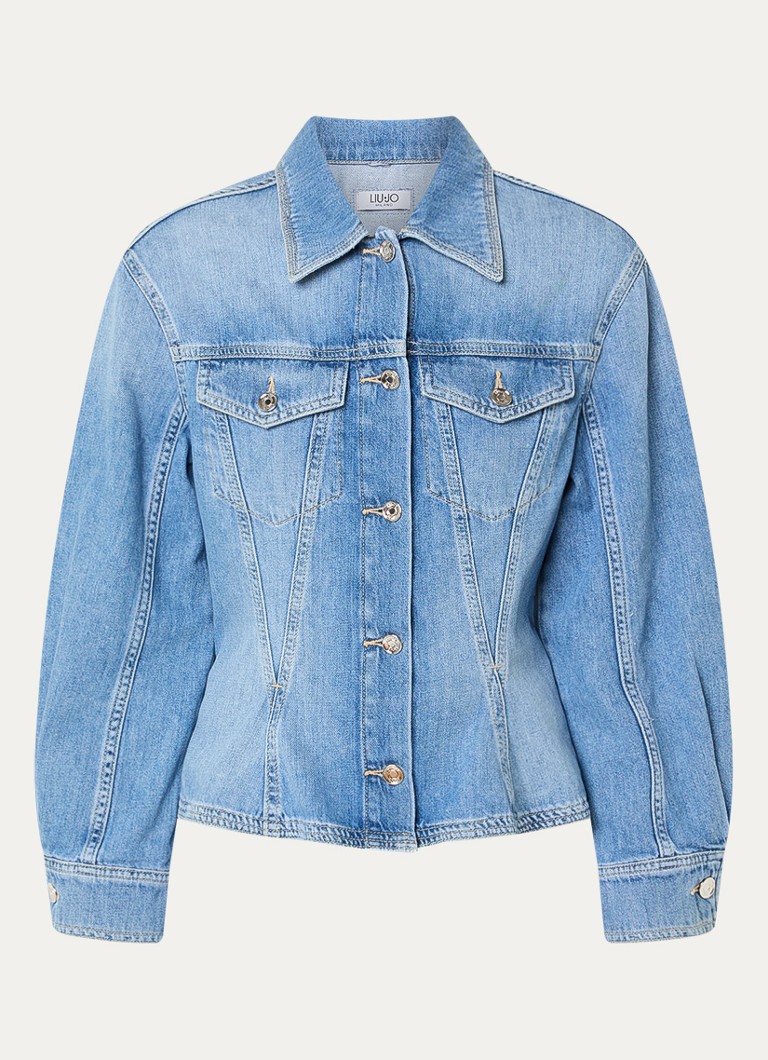 Liu Jo Dames Spijkerjas met borstzakken in de kleur Indigo