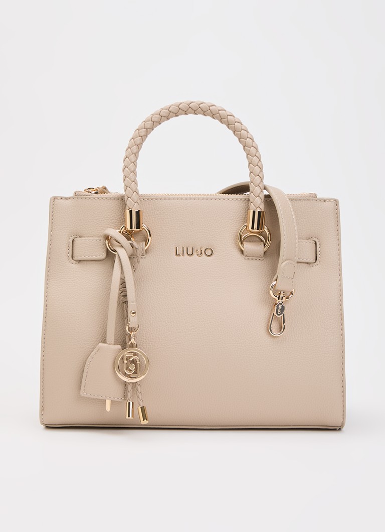 Liu Jo Dames Handtas met gevlochten detail en afneembare schouderriem in de kleur Beige