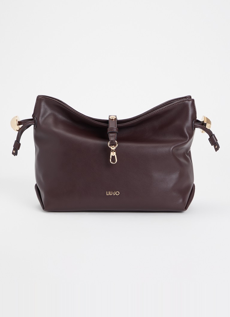 Liu Jo Dames Medium Riccy schoudertas met afneembare schouderriem in de kleur Aubergine
