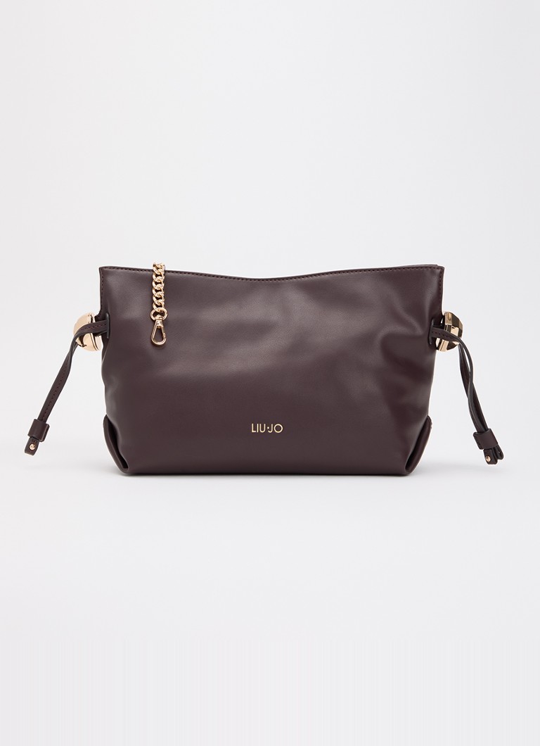 Liu Jo Dames Small Riccy schoudertas met afneembare schouderriem in de kleur Aubergine